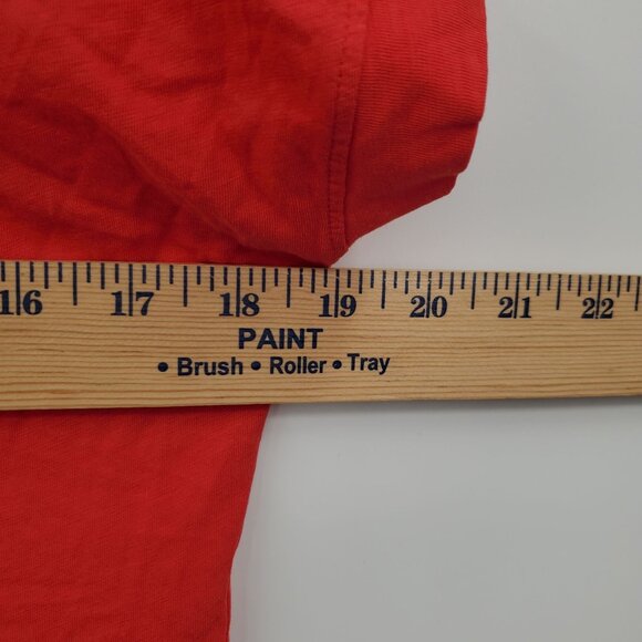 Evereve Elsa Shoulder Detail Slub Tee Shirt Top Women Size XS NWT Short Sleeve - Picture 8 of 12